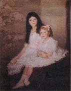 Lydia Emmett Miss Ginny and Polly oil painting artist